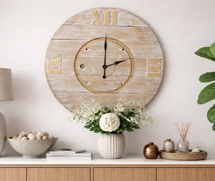 horloge-bois-recycle-patine-blanche-lou-mind-creations