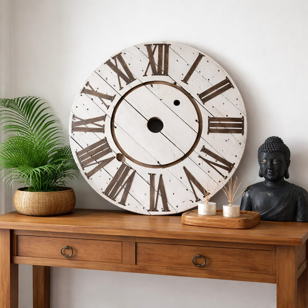 horloge-sans-mecanisme-piece-decorative-touret-bois-lou-mind-creations