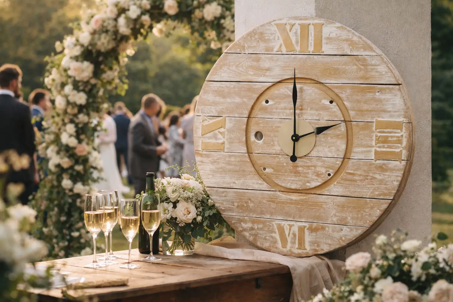 horloge-bois-recycle-patine-blanche-lou-mind-creations